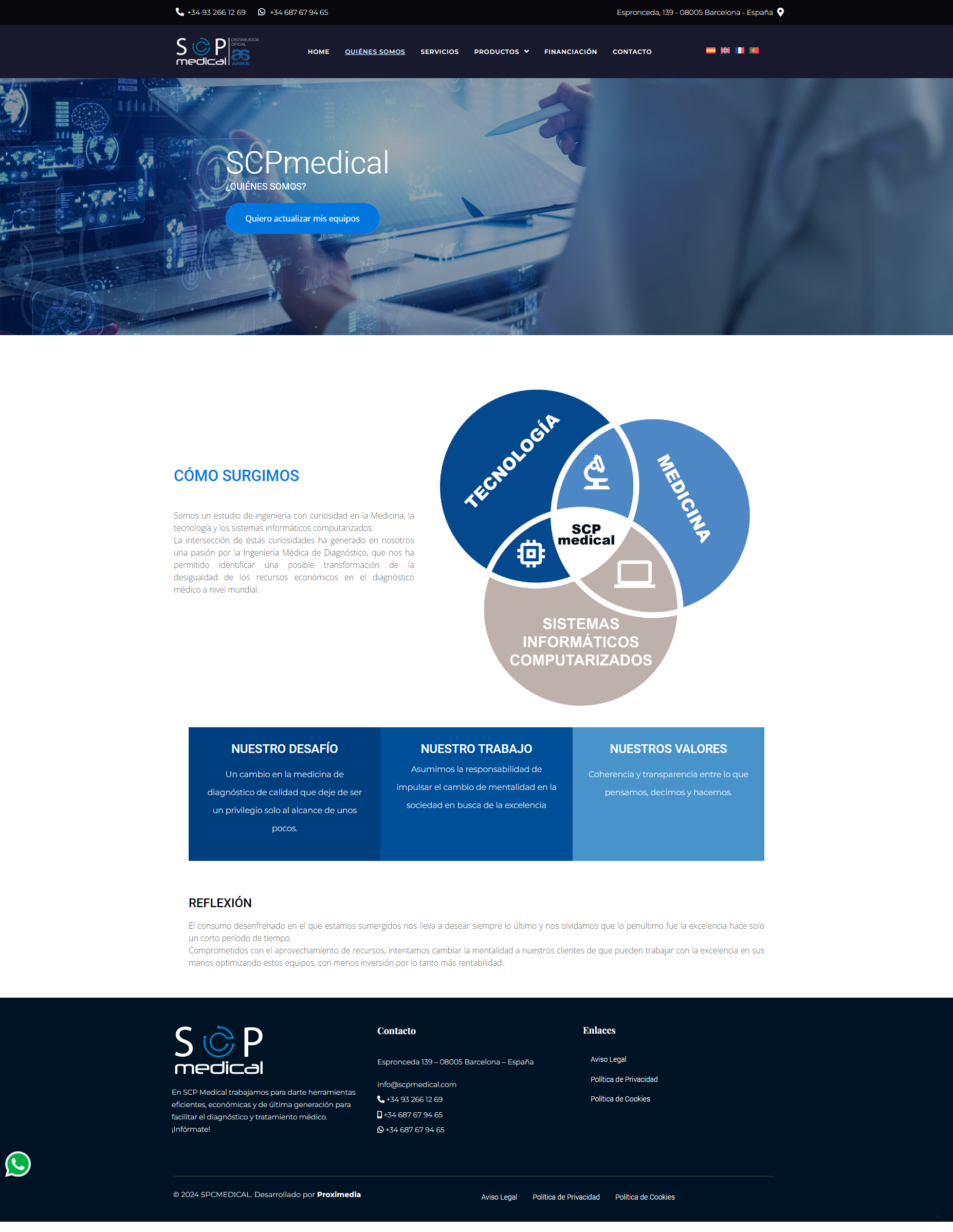 scp medical quienes somos